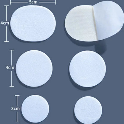 6PCS Sports Shoe Repair Patches, Anti-wear Shoe Patches, Insole Repair Patches, Self-adhesive Patches Inside High Heels - WHI