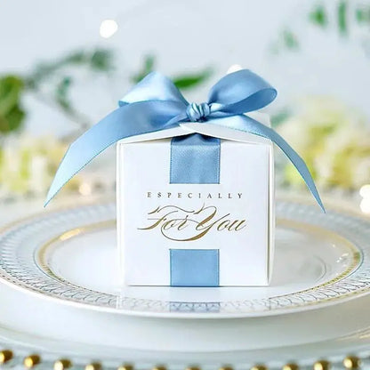 New Wedding Favors Gift Box Souvenirs Gift Box With Ribbon Candy Boxes For Christening Baby Shower Birthday Event Party Suppl