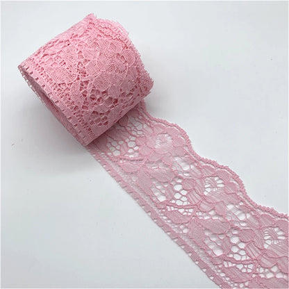 5yards/Lot 60mm Lace Ribbon Handicrafts Embroidered Net Lace Fabric Trim For Sewing Fabric Lace Ribbon Skirt Accessories - 11