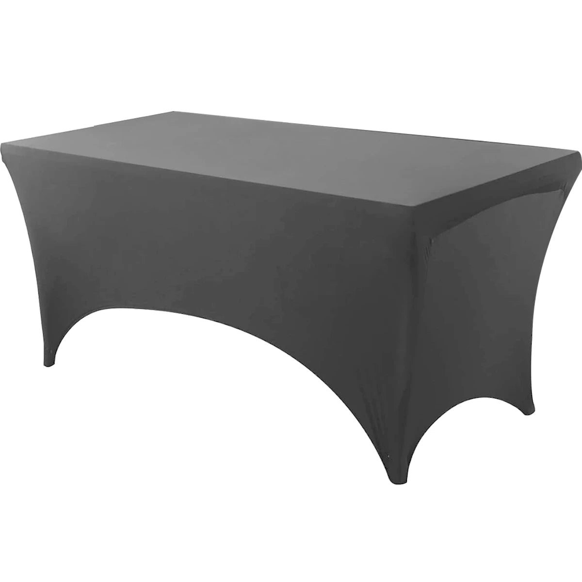 Spandex Tablecloth Tight Fitted Washable and Wrinkle Resistant Stretch Rectangular Patio Table Cover for Event Wedding Partie