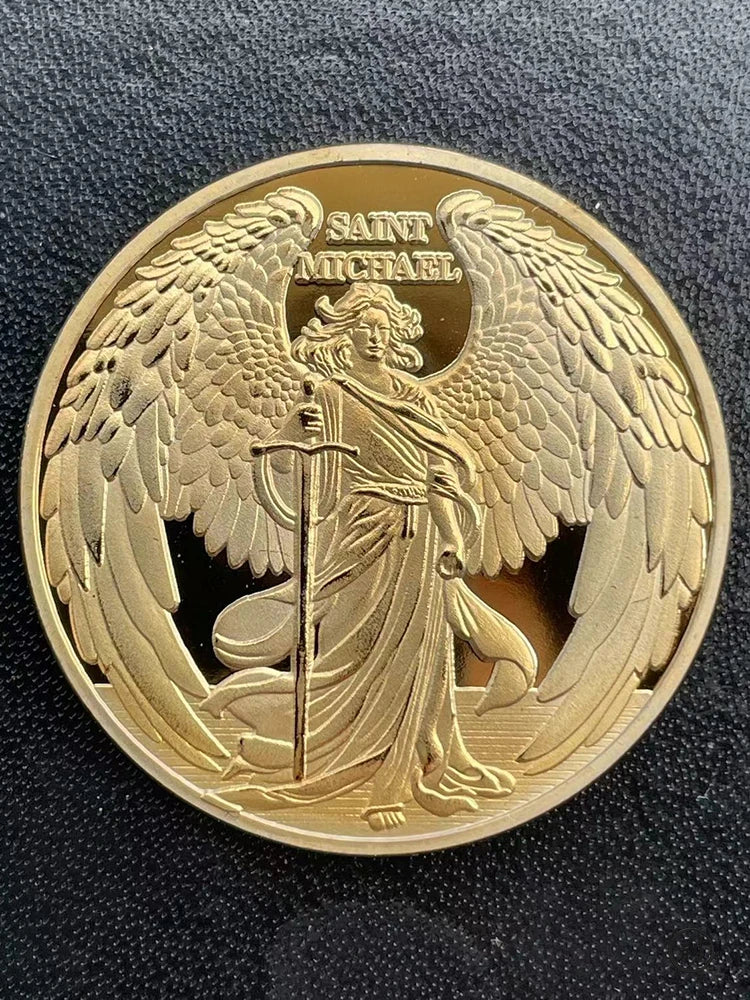 saint michaet souvenir coin