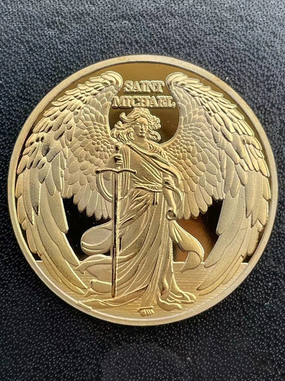 saint michaet souvenir coin