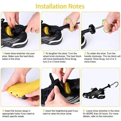 Professional Shoe Trees Adjustable Length Width Shoes Stretcher Boots Sneakers Shoe Stretchers Men Woman Heels Shoes Tree 1Pc