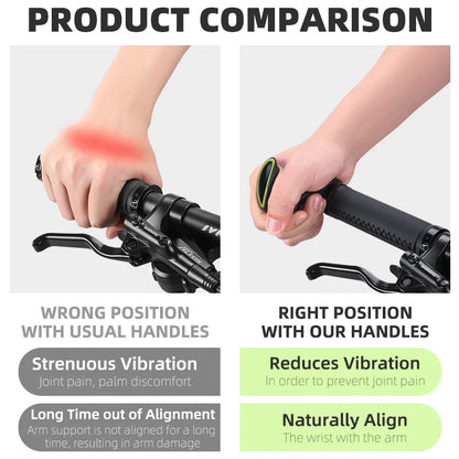 WEST BIKING 1 Pair Bicycle Bar Ends Lightweight Ergonomic Bike Extension Handlebar MTB Bicycle Handlebar Grips Bike Accessori