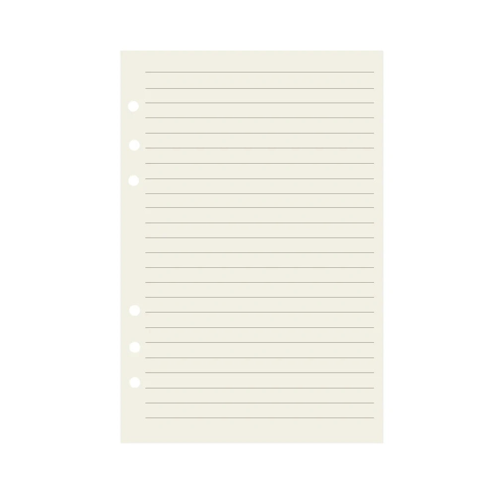45 Pieces A5 A6 A7 6ring Loose Leaf Notebook Refill Binder Inner Page Budget Weekly Monthly To Do Line Dot Grid Paper Station