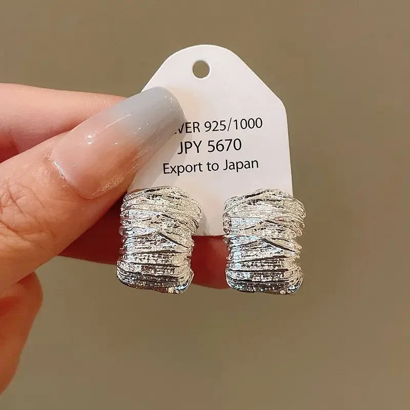 A Pair Vintage Couples Creative Angel Wings Stud Earrings Women Punk Studs Birthday Jewelry Gift - ED3499-S