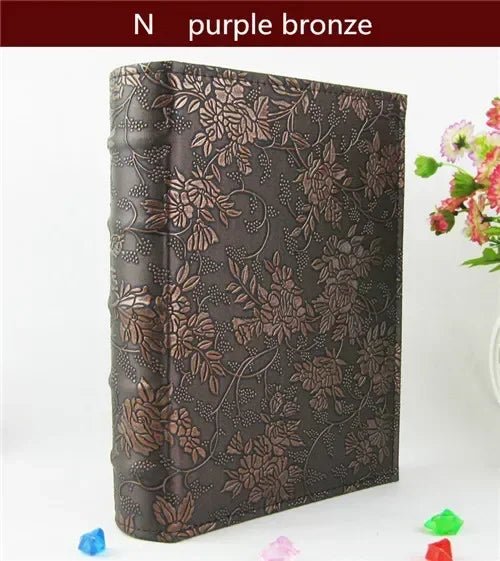 Big 6 Inches 4.5*6" 4D Photo Album Imitation Leather PU Cover Picture Album Welding Gift Tour Autograph Book Christmas Day Gi