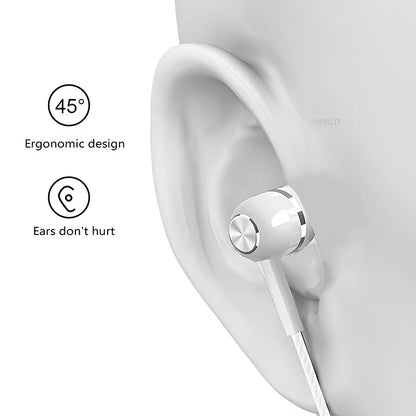 3.5mm Wired Earphone In Ear Headset HIFI Heavy Bass Earbuds Monitor Sports Headset Stereo Music Gaming Headphone With Microph