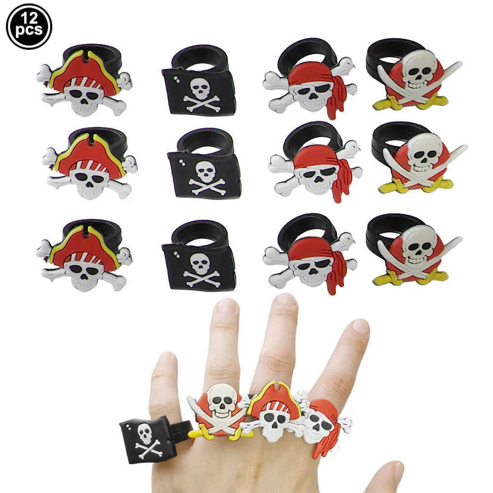 Pirate Party Supplies Temporary Tattoos Boys Girls Tattoos Stickers Birthday Party Supplies Gift Pirate Party Favors Decorati