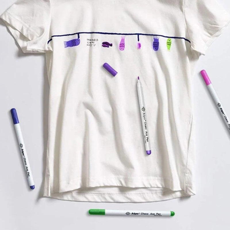 Erasable fabric marker Marker pen Cross-stitch sewing tools can be used with water-soluble ink pens for embroidery