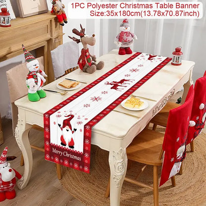 Table Runner Christmas Decoration For Home Decor 2025 Gifts - 15