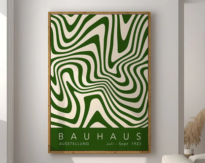 Mid Century Bauhaus Geometric Canvas Prints Poster Retro Abstract Wall Art Painting Pics for Modern Living Room Home Decorati