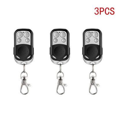 433MHz 4Button Remote Control ABCD/Lock Unlock Metal Push Button Transmitter Universal 4 Buttons Garage Door Opener Remote - 