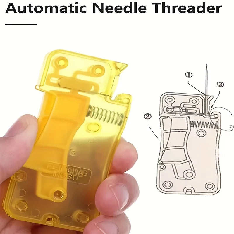 DIY Stitch Insertion Tool Sewing Crafting Kit For Adult Old Kids Housewife Automatic Needle Threader Simple Threader Needle