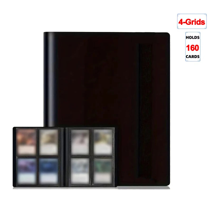1Pc Card Binder 160/360/480 Trading Card Holder Book Durable Side Loading Card Book With Gaming Cards PP Cover Binder For Car