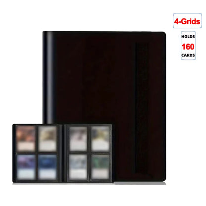 1Pc Card Binder 160/360/480 Trading Card Holder Book Durable Side Loading Card Book With Gaming Cards PP Cover Binder For Car