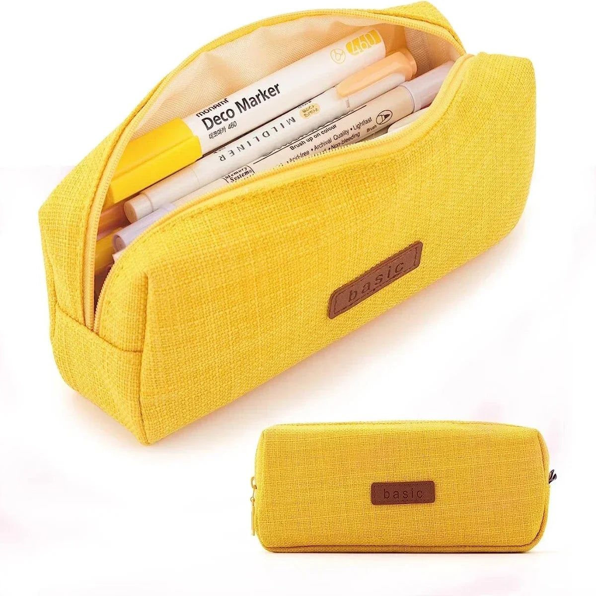 Pencil Case Bag for Girls and Boys Kawaii Washable Pen Box Multicolor Optional Cute Pen Pouch Back To School Stationery Suppl