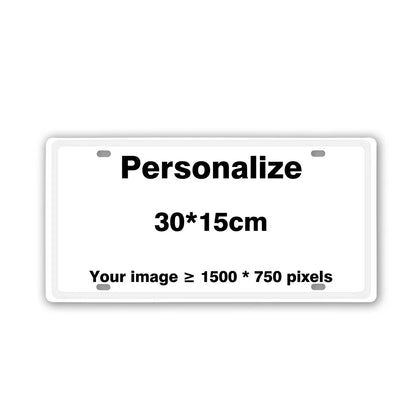 Custom Metal Tin Sign Vintage Wall Art Poster Personalise Room Decoration, Personalized Gift Free Design