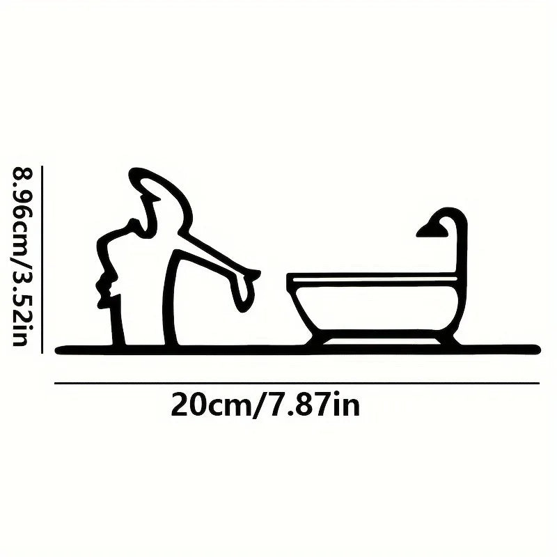 Metal Wall Decor Wrought Iron Sign Home Interior Door Frame Art Hanging Painting Room Decor Lucky Cat Home Decoration - Man a