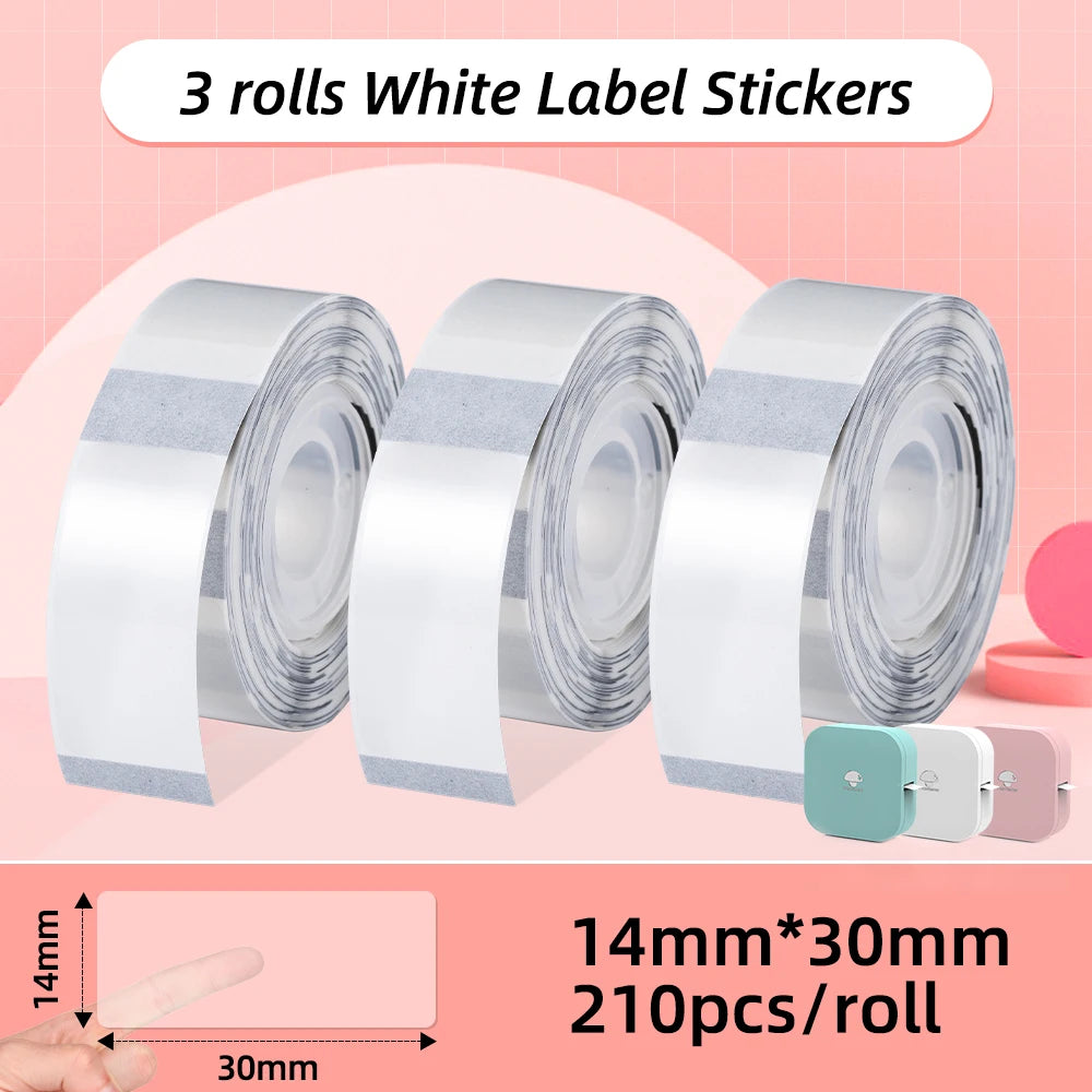 Phomemo Q30 Label Printer Mini Printer Pocket Thermal Label Maker Wireless Sticker Pocket Portable Printer Various Label Pape