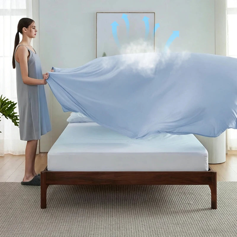 Summer Bed Blanket Ice Silk Cooling Blanket Air Conditioning Quilt Skin-friendly Light And Thin Breathable Quilt For Home Off