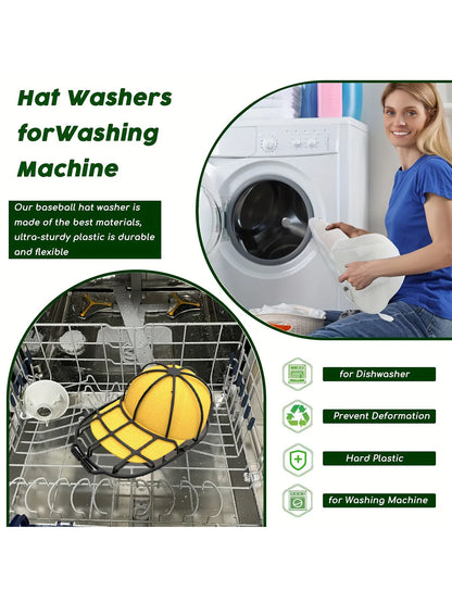 2Pcs/set Hat washing set, baseball duckbill cap, washing and sun drying integrated, non deformed machine wash protective rack