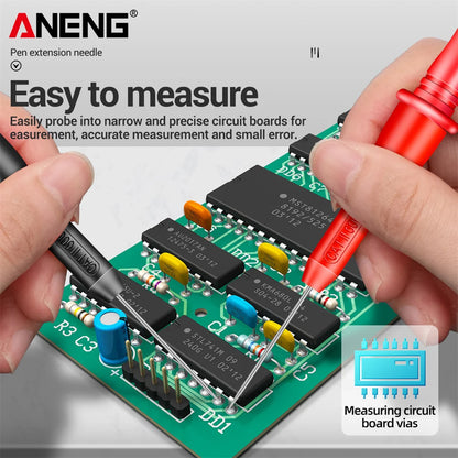 2/4/6pcs Insulation Piercing Needle Pin Non Destructive Multimeter Test Probe 10A 600V for 2/4mm Test Lead Multimeter Test Pr