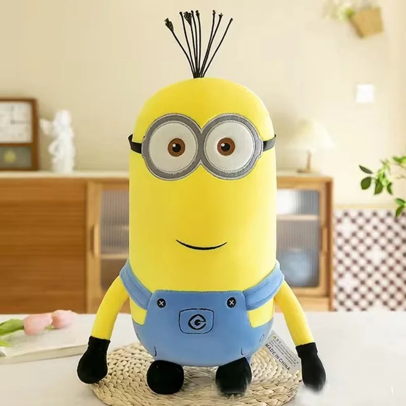 Cute Minions Movie Characters Yellow Plush Toys Bob Stuart In Jeans Soft Dolls Toys & Hobbies Christmas Birthday Gift 1pcs - 