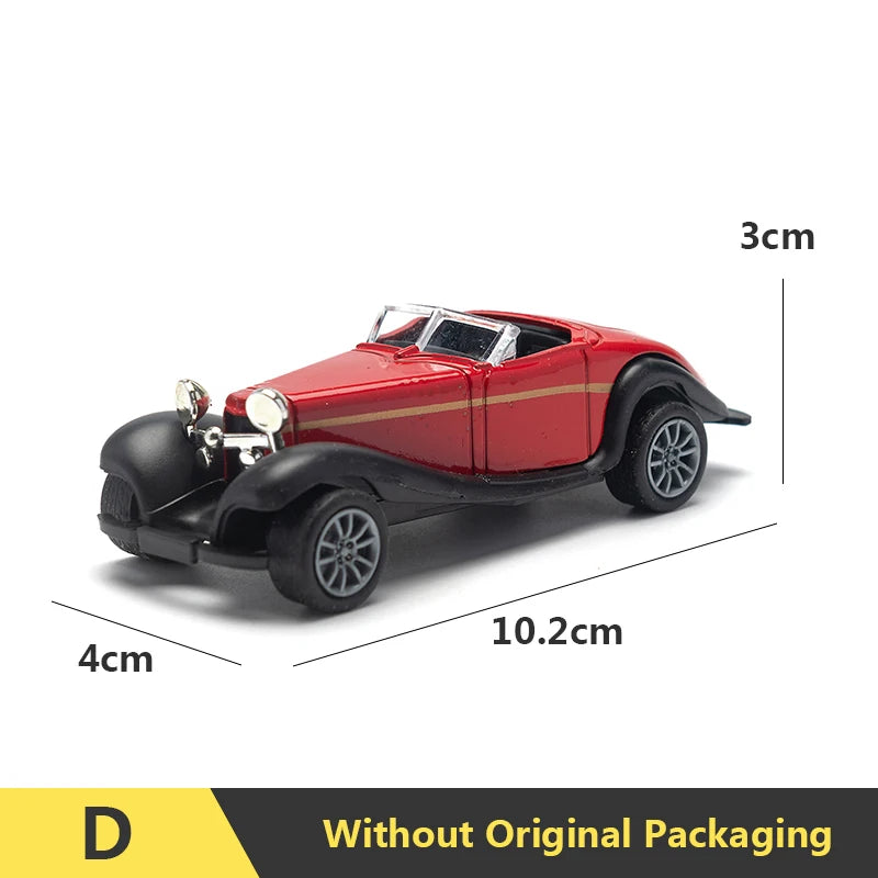 1:43 Alloy Vintage Diecast Car Model Car Classic Cadillacs V8 Pull Back Car Model Miniature Vehicle Replica Gift For Kids Adu
