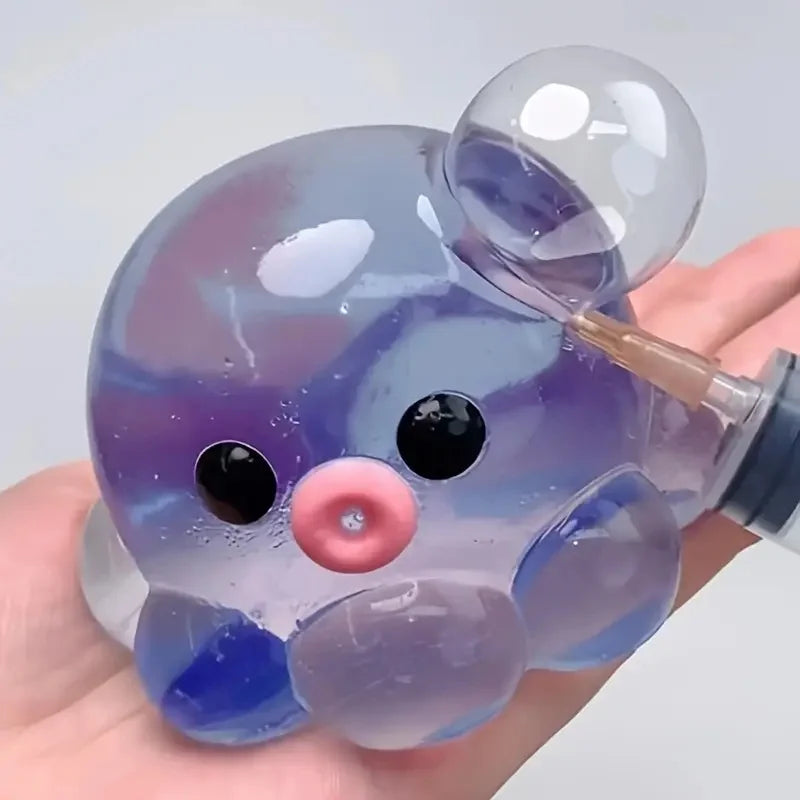 Homemade Bubble Octopus Squeeze Toy for Relax Fun Party & Birthday Gift Slow Rebound TPR Material Interactive Sensory Game To