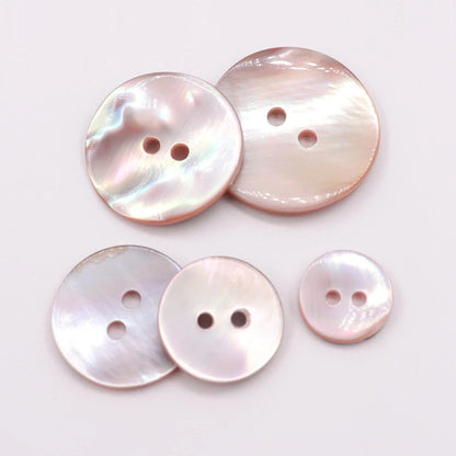 10Pcs Natural Pearl Shell Buttons for Clothing Sewing Accessories Scrapbooking DIY Crafts Garment Decoration Round Shell Butt