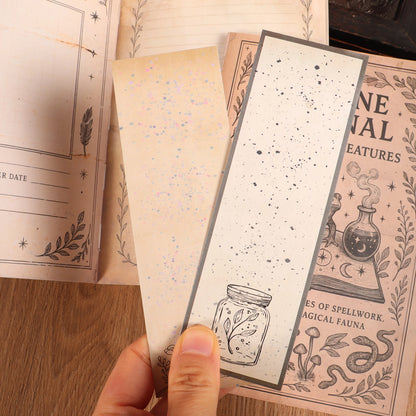 80pages A5 Journal Notebook with Two Bookmarks, for Diary, Junk Journal, Crafts, Writable Notepad, Memo Taken, Letter Paper