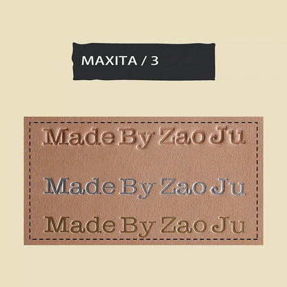MAXITA Movable Type Hot Foil Stamping Kit | English Brass Type Set for Leather Craft, Packaging, and DIY Embossing 306Pcs - F