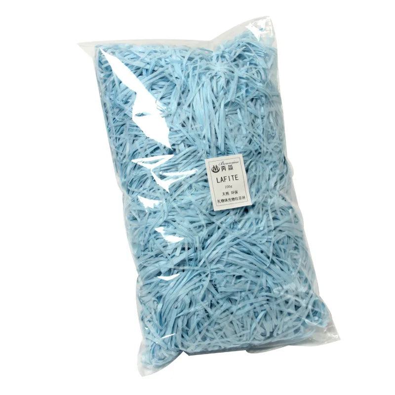 20/50g Multicolored Shredded Crinkle Paper Strands Shredded Crinkle Confetti DIY Gift Box Filling Party Wedding Christmas Dec