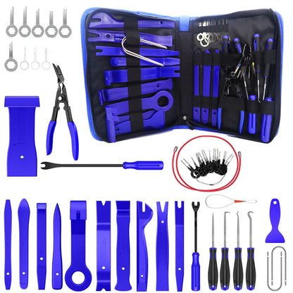 5/11/43PCS Car Trim Interior Plastic Disassembly Kit Car Clips Panel Dashboard Removal Tool Auto Trim Hand Removal Accessorie