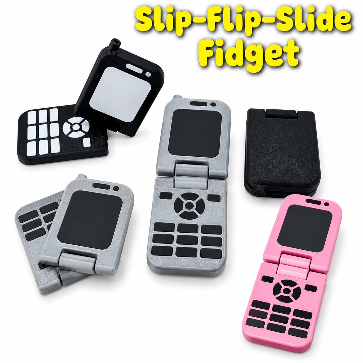 Toys Spirits Capsule Toys Real Recording Playback Slide Phone Mascot Keychain Openable Screen Insert Custom Idol Photo Gacha