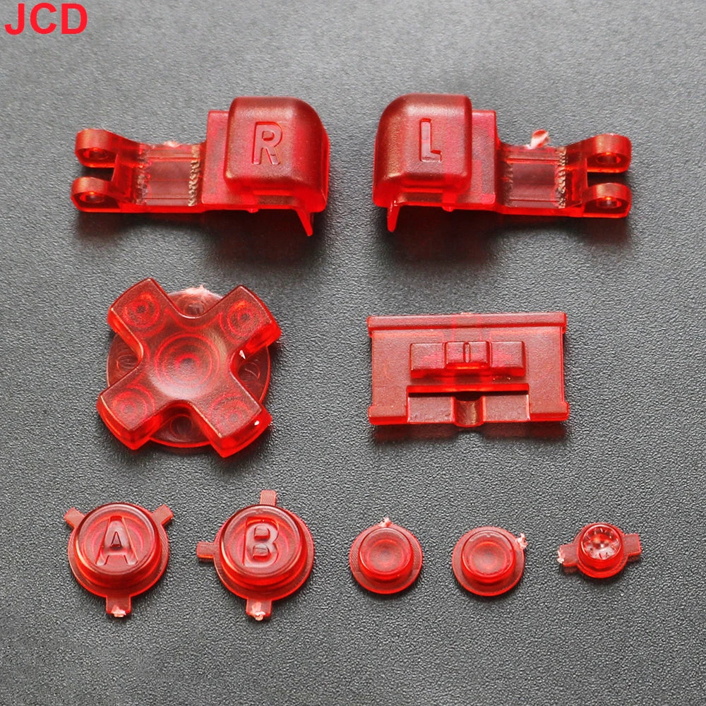 JCD 1set For GameBoy Advance SP GBA SP Plastic Full Button Set For GBA SP A B Select Start Power ON/OFF L R Buttons Kit D Pad