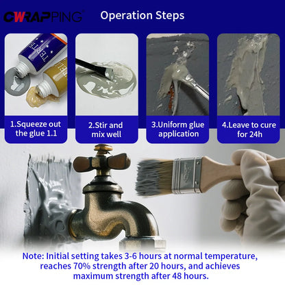 AB Glue Metal Plastic Wood Filler Epoxy Adhesive 20/70/100g Super Strong Metal Repair Glue Welding High Temperature Resistant