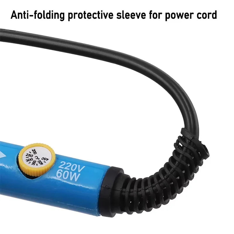 Adjustable Temperature Electric Soldering Iron 110V/220V 60W Solder Iron Tin Professional Tin Welder Electric Tin Welder Heat