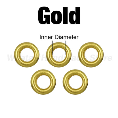 100 Sets 4mm Metal Eyelets Grommet Ring With Washer Multicolor For Scrapbooking Shoes Belt Cap Bag Tags Clothes DIY Leathercr