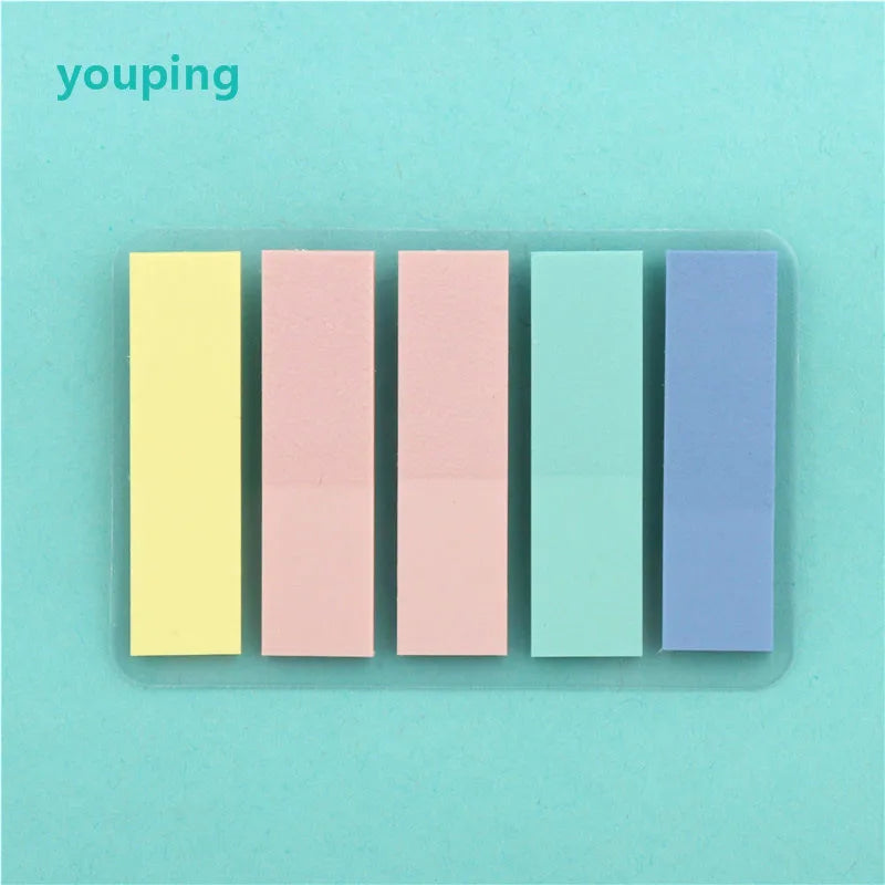 15 Types Color Self Adhesive Memo Pad Sticky Notes Bookmark Point It Marker Memo Sticker Paper Office School Supplies - B