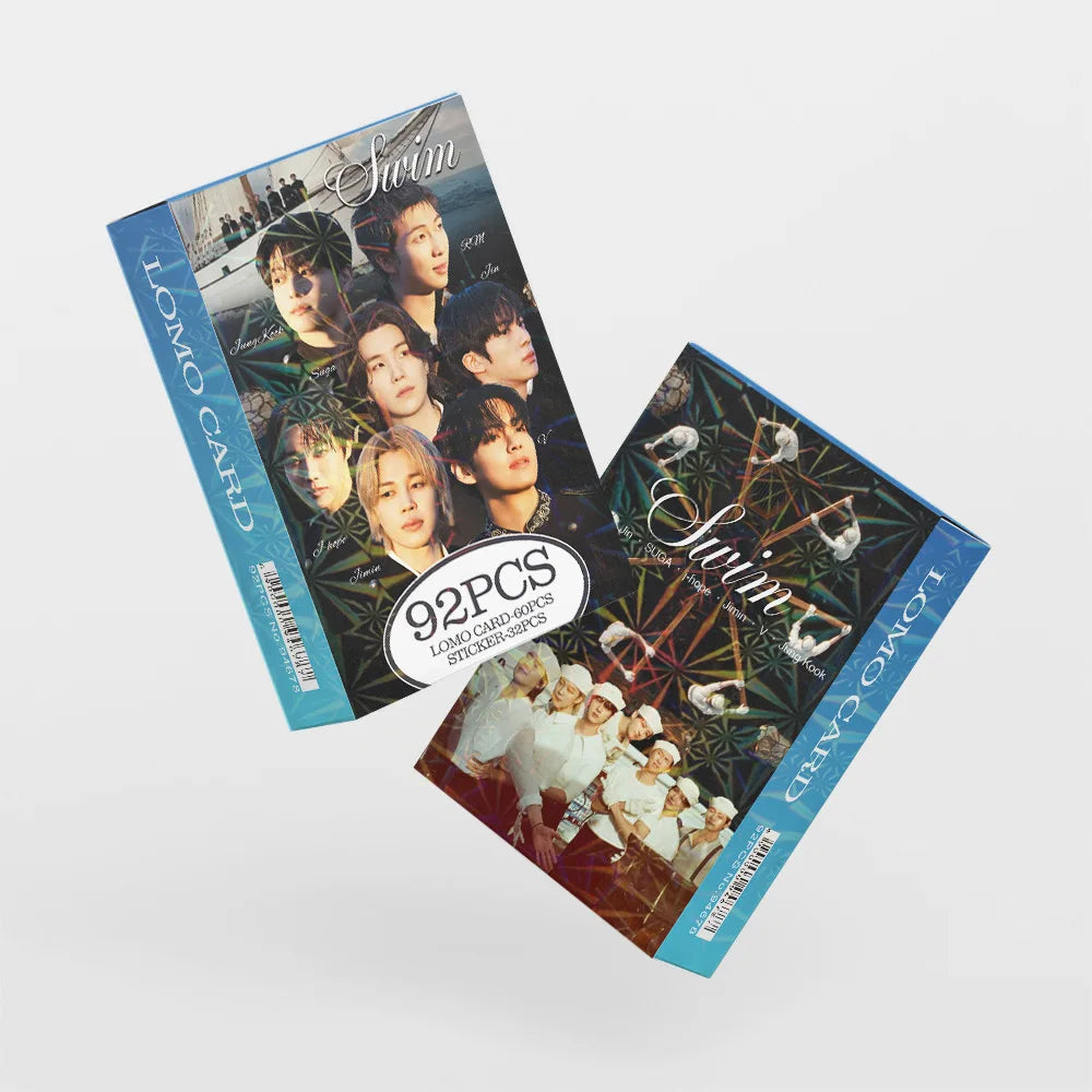 92 Single Small Card New Album Fan Support Photo Cards, Greeting Cards, Journal Stickers, LOMO Card Collectible Gift