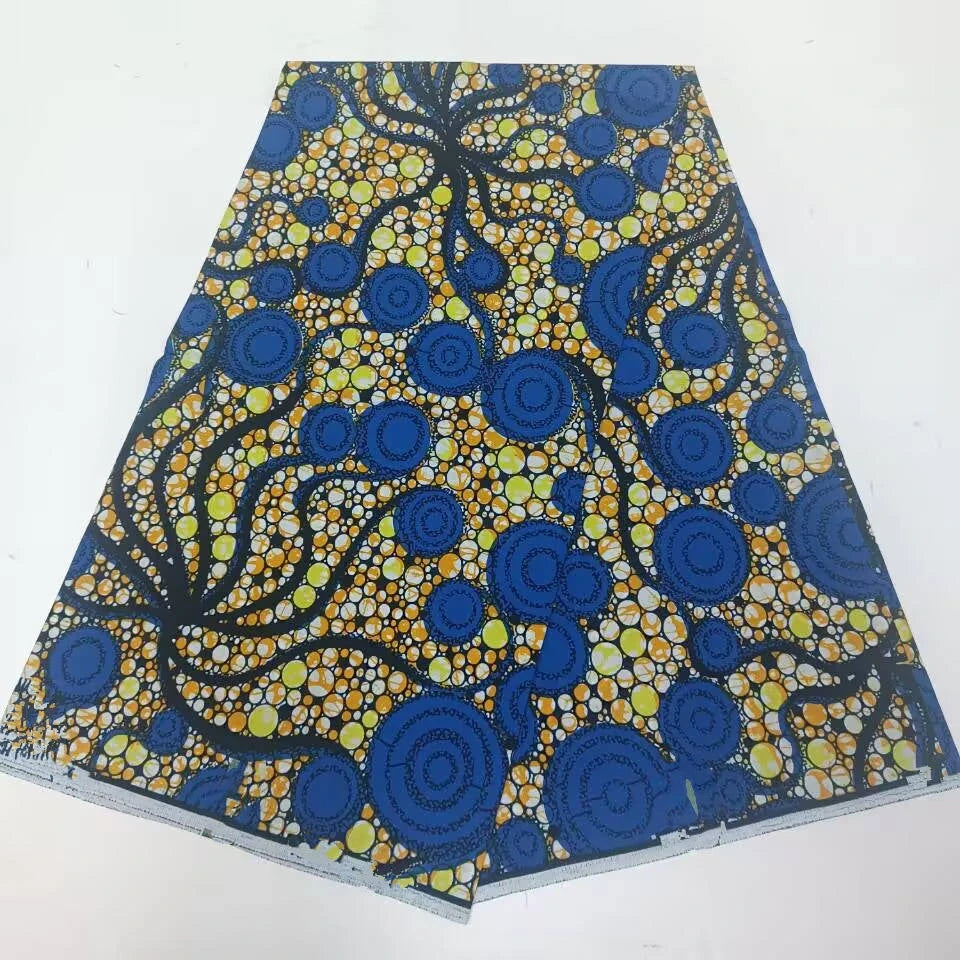2024 6 Yards 100% Cotton Veritable Wax Pagne African Super Real Holland Wax VL Original Batik Lace Dress Dutch Loincloth