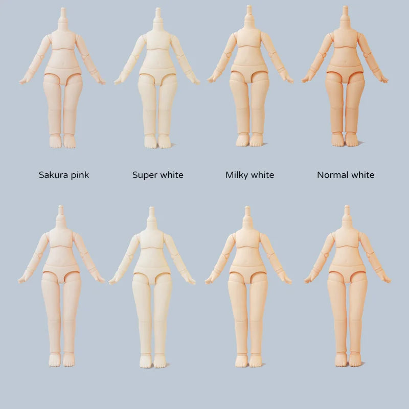 Original YMY 2nd Generation Body Doll Spherical Removeable Joint Body Doll For Penny, GSC, Molly, Obitsu 11, NendoroidS Head