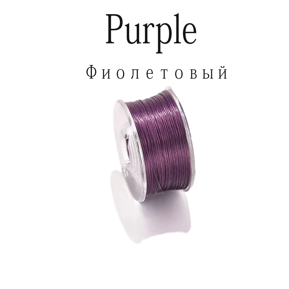 50Yards Nylon Bead Thread Nonelastic Beading Threads Seed Beads Cord Thread for DIY Bracelets Necklace Jewelry Making Supplie