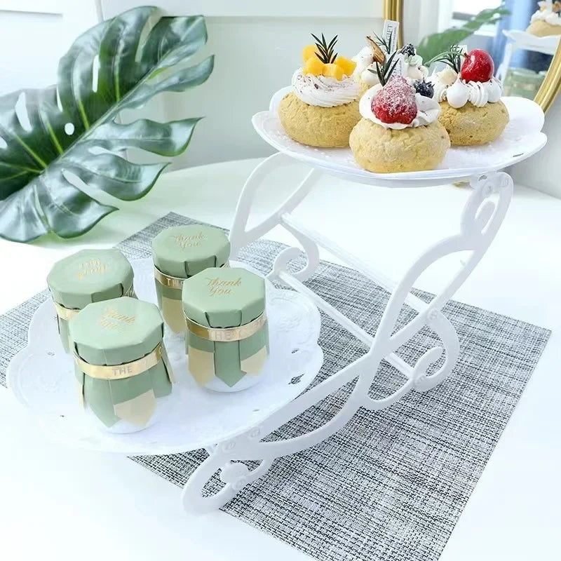 European Style Cake Stand Display Rack Fruit Plate Cupcake Tray Birthday Party Wedding Dessert Table Decorations Desktop Hold