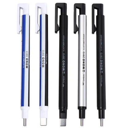 Tombow MONO Zero Eraser Flat / Super Fine Rubber Tip Pen Type Professional High Precision Pencil Eraser For Manga Highlight