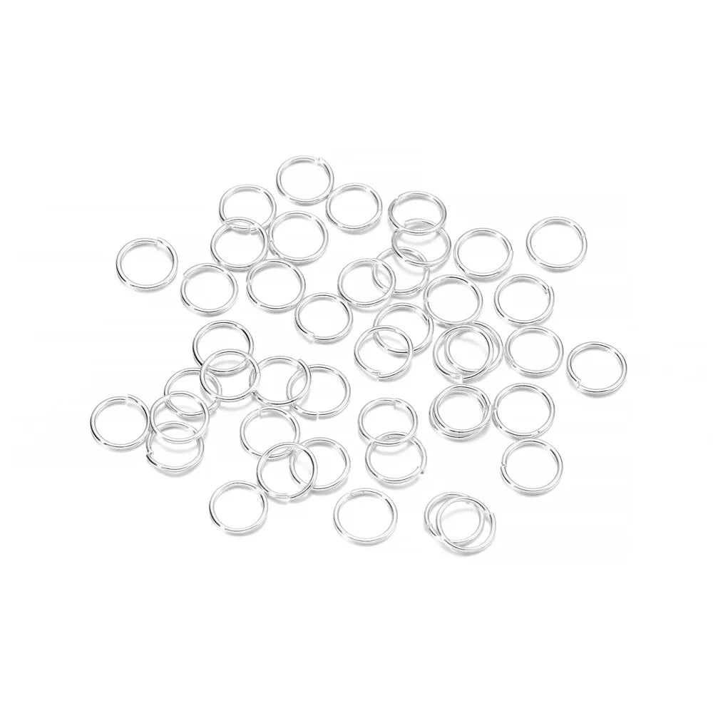 50-200pcs/lot 3-20 mm Jump Rings Split Rings Connectors For Diy Jewelry Finding Making Accessories Supplies