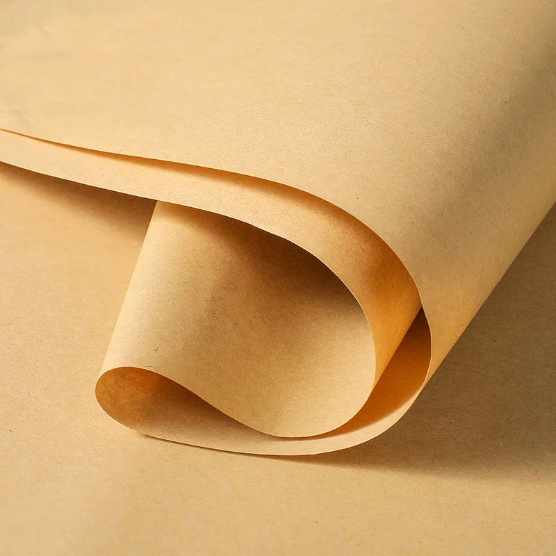 10/50M Brown Kraft Paper Eco-Friendly Packaging Paper, Degradable for Gift Wrapping Moving Packing Brown Paper Roll for Paint