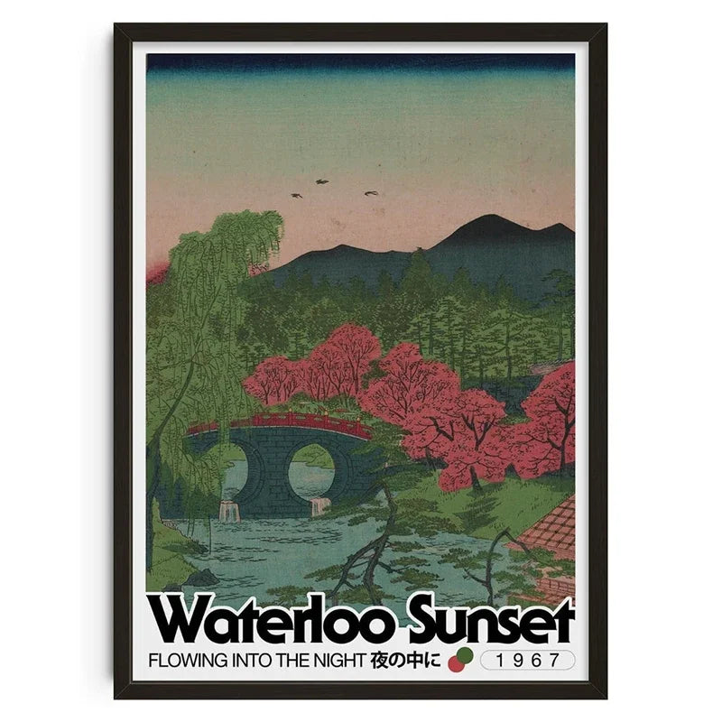 Vintage Classic Posters Retro Abstract Canvas Print Mid Century Wall Art Canvas Painting for Living Room Bedroom Home Decor